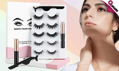Magnetic Eyelashes & Eyeliner Set!